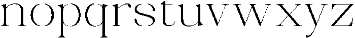 Celima Extra Light Extra Expanded otf (200) Font LOWERCASE
