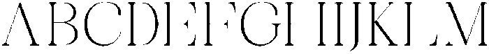 Celima Extra Light Semi Expanded otf (200) Font