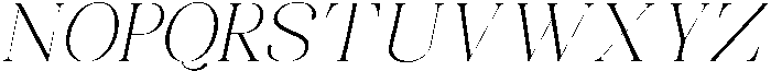 Celima Extra Light Slanted otf (200) Font UPPERCASE