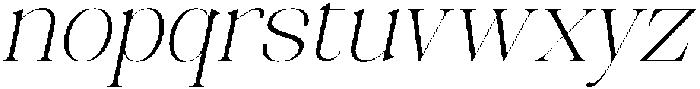 Celima Extra Light Slanted otf (200) Font LOWERCASE