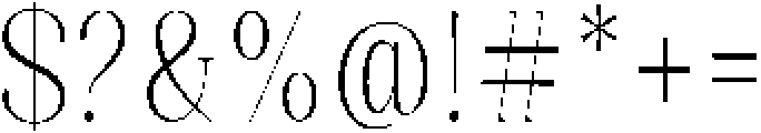 Celima Extra Light Ultra Condensed otf (200) Font OTHER CHARS