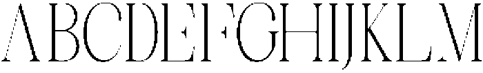 Celima Extra Light Ultra Condensed otf (200) Font UPPERCASE