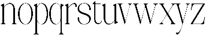 Celima Extra Light Ultra Condensed otf (200) Font LOWERCASE