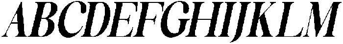 Celima ExtraBold ExtraCondensed Italic otf (700) Font