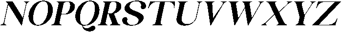 Celima ExtraBold SemiExpanded Italic otf (700) Font UPPERCASE