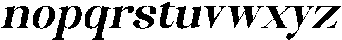 Celima ExtraBold SemiExpanded Italic otf (700) Font LOWERCASE