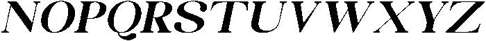 Celima ExtraBold UltraExpanded Italic otf (700) Font UPPERCASE