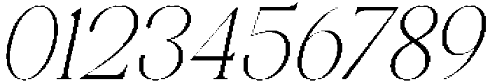 Celima ExtraLight SemiCondensed Italic otf (200) Font OTHER CHARS