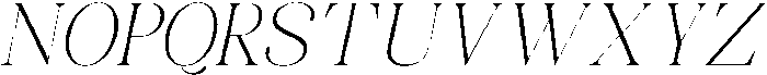 Celima ExtraLight SemiCondensed Italic otf (200) Font UPPERCASE