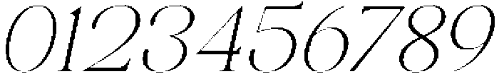 Celima ExtraLight SemiExpanded Italic otf (200) Font OTHER CHARS