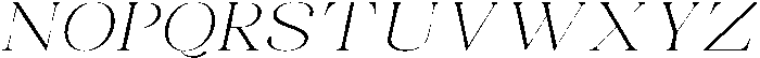 Celima ExtraLight UltraExpanded Italic otf (200) Font UPPERCASE