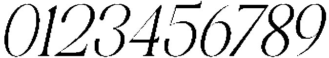 Celima Light Condensed Slanted otf (300) Font OTHER CHARS