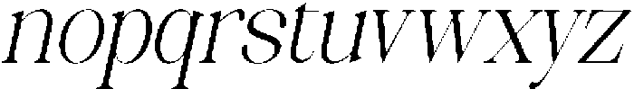 Celima Light Condensed Slanted otf (300) Font LOWERCASE