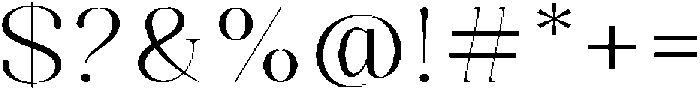 Celima Light Expanded otf (300) Font OTHER CHARS