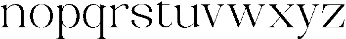 Celima Light Expanded otf (300) Font LOWERCASE