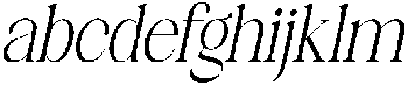 Celima Light Extra Condensed Slanted otf (300) FONT