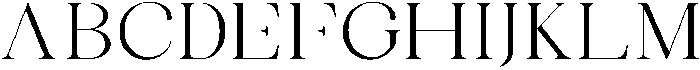 Celima Light Extra Expanded otf (300) Font UPPERCASE