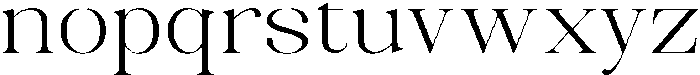 Celima Light Extra Expanded otf (300) Font LOWERCASE