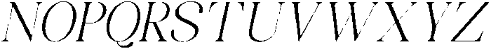 Celima Light Semi Condensed Slanted otf (300) Font UPPERCASE