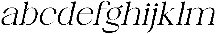 Celima Light Semi Expanded Slanted otf (300) FONT