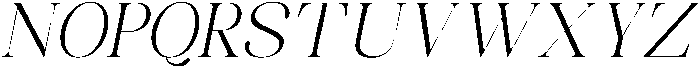 Celima Light Slanted otf (300) Font UPPERCASE