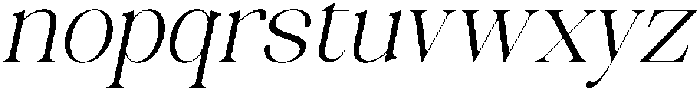 Celima Light Slanted otf (300) Font LOWERCASE