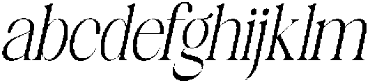 Celima Light Ultra Condensed Slanted otf (300) FONT