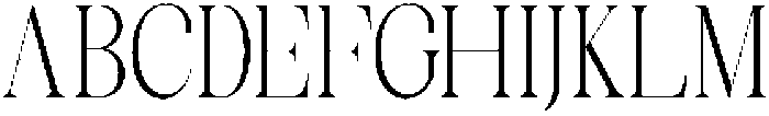 Celima Light Ultra Condensed otf (300) Font UPPERCASE