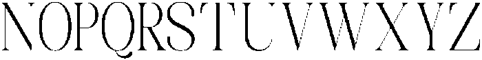 Celima Light Ultra Condensed otf (300) Font UPPERCASE