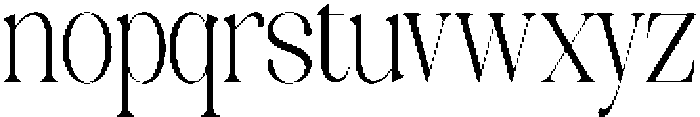 Celima Light Ultra Condensed otf (300) Font LOWERCASE