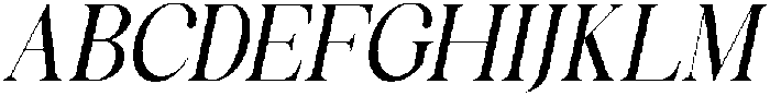 Celima Medium Condensed Slanted otf (500) Font