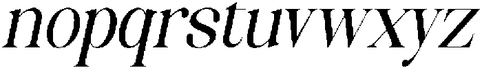 Celima Medium Condensed Slanted otf (500) Font LOWERCASE
