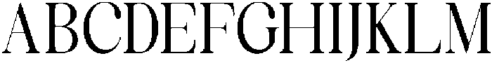 Celima Medium Condensed otf (500) Font UPPERCASE
