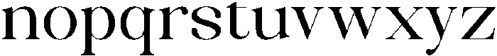 Celima Medium Expanded otf (500) Font LOWERCASE