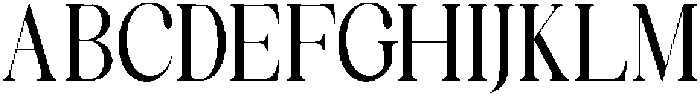 Celima Medium Extra Condensed otf (500) Font UPPERCASE