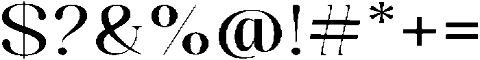 Celima Medium Extra Expanded otf (500) Font OTHER CHARS