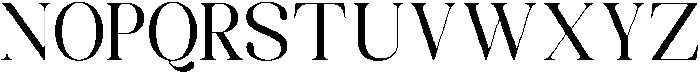 Celima Medium Semi Condensed otf (500) Font UPPERCASE