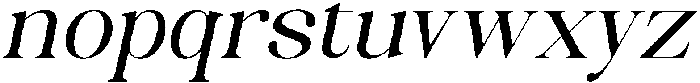 Celima Medium Semi Expanded Slanted otf (500) Font LOWERCASE