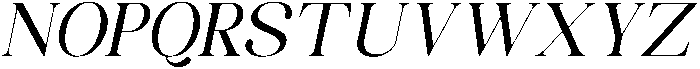 Celima Medium Slanted otf (500) Font UPPERCASE