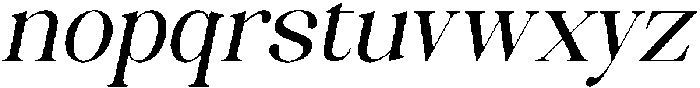 Celima Medium Slanted otf (500) Font LOWERCASE