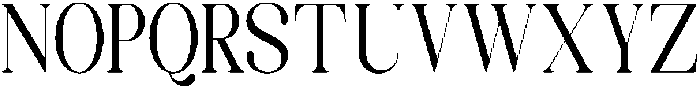 Celima Medium Ultra Condensed otf (500) Font UPPERCASE