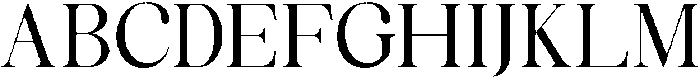 Celima Medium otf (500) Font UPPERCASE
