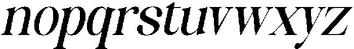 Celima Semi Bold Condensed Slanted otf (600) Font LOWERCASE