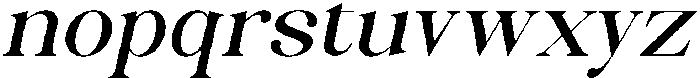 Celima Semi Bold Expanded Slanted otf (600) Font LOWERCASE