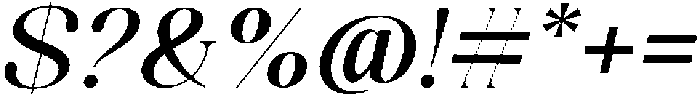Celima Semi Bold Semi Expanded Slanted otf (600) Font OTHER CHARS