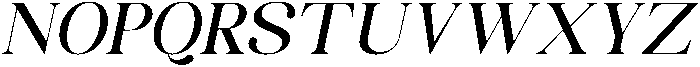 Celima Semi Bold Semi Expanded Slanted otf (600) Font UPPERCASE