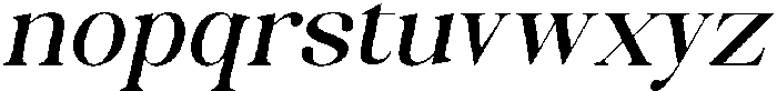 Celima Semi Bold Semi Expanded Slanted otf (600) Font LOWERCASE