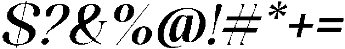 Celima Semi Bold Slanted otf (600) Font OTHER CHARS