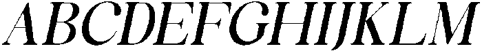 Celima Semi Bold Slanted otf (600) Font UPPERCASE