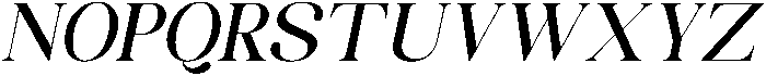 Celima Semi Bold Slanted otf (600) Font UPPERCASE